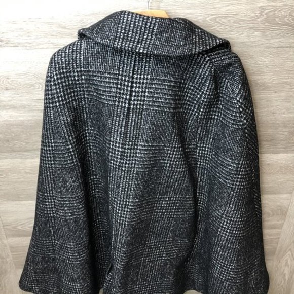 Marc Jacobs Fall 19 XS Black Plaid Capes Overcoat - Picture 71 of 71